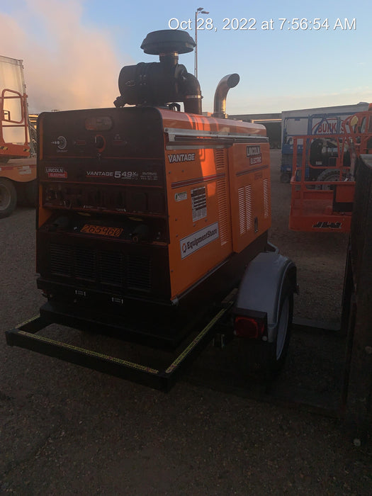 2022 Lincoln Electric Vantage 549X Crosslink Technology, Trailer Mounted, ES Decals, T3