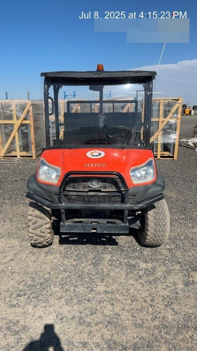 2022 Kubota RTV-X1140W-H Plastic Canopy, Windshield Acrylic Clear, LED Strobe Light, Wire Harness Kit, Back up Alarm