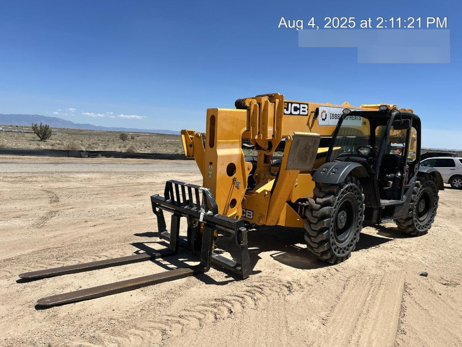 2020 JCB 512-56 Canopy, 74Hp, Solid Tires, Work Lights, Beacon, Aux Hydraulics, Back up Alarm, Lifting Eye, ES Decals