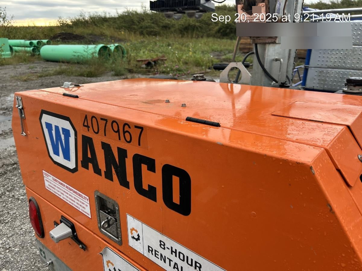 2024 Wanco WLTT-4MM4K Diesel, Deep Sea Controller, Shore Power Plug, Auto Start, (4) 350W LED Floodlights, 4kW Generator, 60 Gal Fuel Tank, 2" Ball, T3