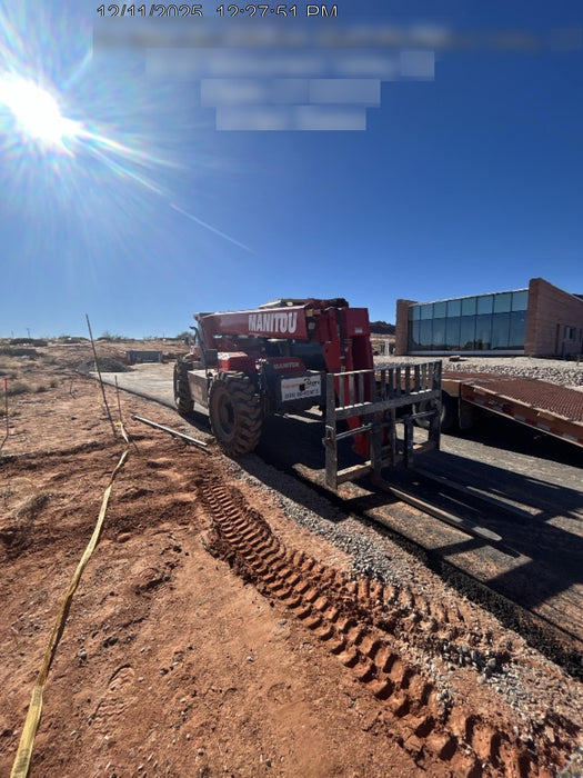 2019 Manitou MTA8044 MTA 8044 - 74 HP T4, Canopy, Worklights/Strobe, Beacon, 66" Carriage, 48" Forks, Solid Tires, Lift Hook, Aux Hydraulics