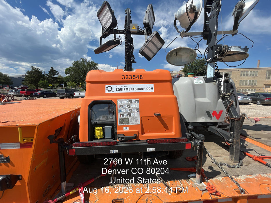 2023 Generac MLT2 Diesel, Flex Switch 120V Input, Powerzone Controller, (4) 320W LED Lights, 4kW Generator, 39.9 Gal Fuel Tank, 2" Ball, T3