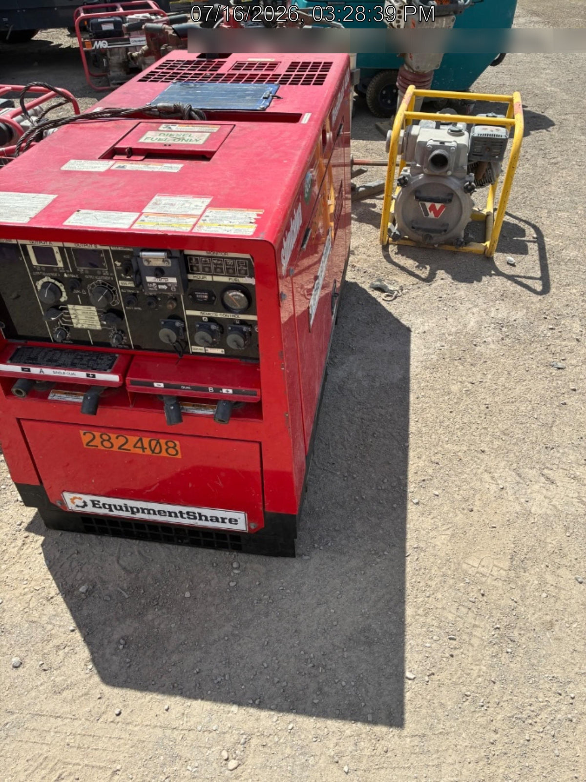 2022 Shindaiwa DGW400MDL Kubota D902 Engine, 23 HP, Dual Op Welder, Wire, Arc, Droop Stick, Tig, and CC Stick Functionality, Simulphase, 3 Phase and 1 Phase Gen Output, Single Axle NB Trlr, Slr Trckl Chrg 12V 12W, Fire Ext