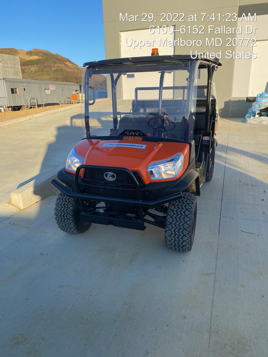 Kubota RTV-X1140W-H Plastic Canopy, Windshield Acrylic Clear, LED Strobe Light, Wire Harness Kit, Back up Alarm