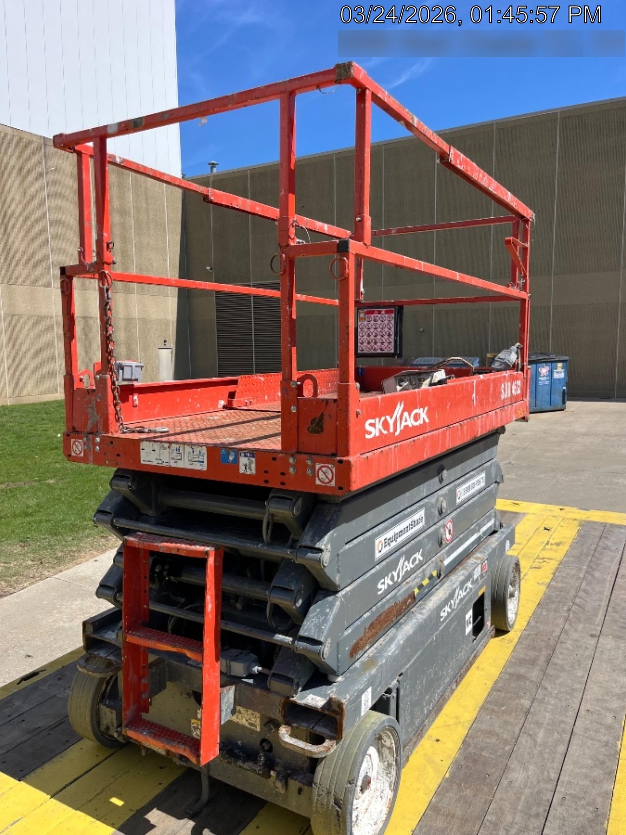 2018 Skyjack SJIII-4632 Standard Rental Specs