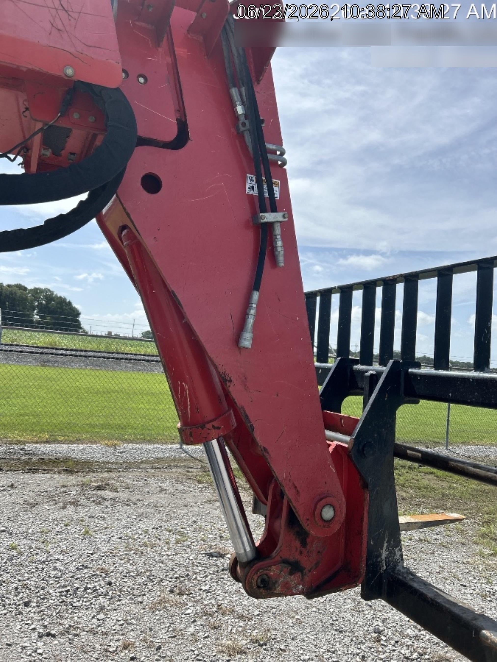 2019 Manitou MTA8044 MTA 8044 - 74 HP T4, Canopy, Worklights/Strobe, Beacon, 66" Carriage, 48" Forks, Solid Tires, Lift Hook, Aux Hydraulics