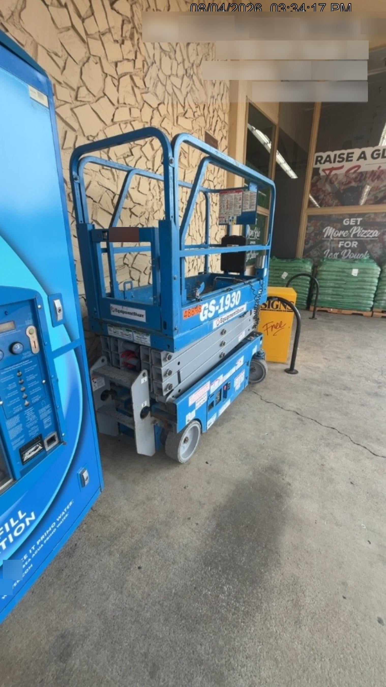 2019 Genie GS-1930 Half Height Swing Gate, 800W Inverter