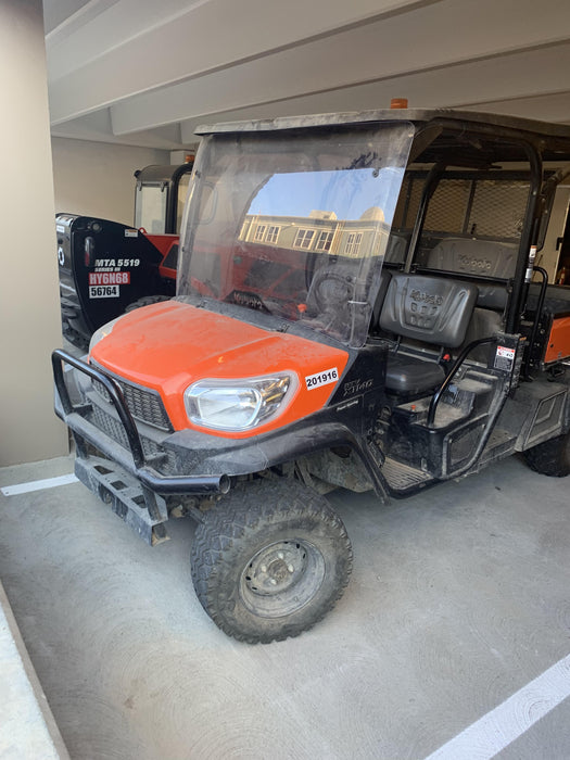 2022 Kubota RTV-X1140W-H Plastic Canopy, Windshield Acrylic Clear, LED Strobe Light, Wire Harness Kit, Back up Alarm