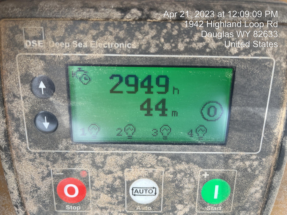 2022 Allmand NLV3GR (4) LED Light Fixture 350W, 23' Vertical Mast, 3kW Prime, Towable, Deep Sea L401, Leveling Jacks, Yanmar T4F 5.8hp