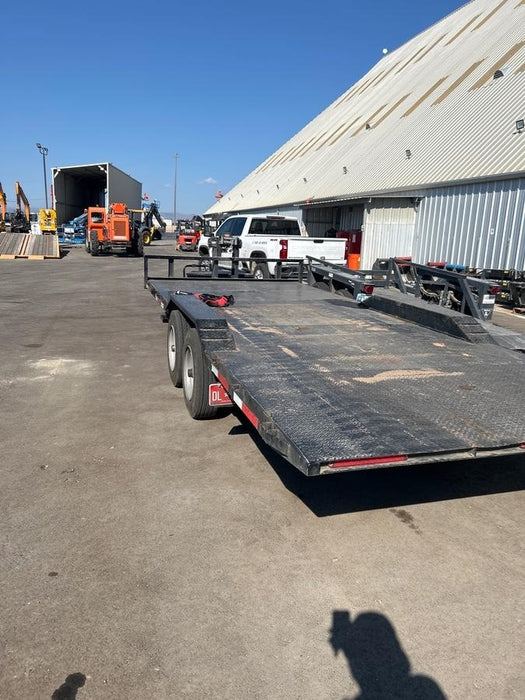 2025 TEXAS PRIDE TRAILERS 21' Lowboy Gravity Tilt Bed 14K Bumper Pull Trailer