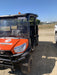 2022 Kubota RTV-X1140W-H Plastic Canopy, Windshield Acrylic Clear, LED Strobe Light, Wire Harness Kit, Back up Alarm