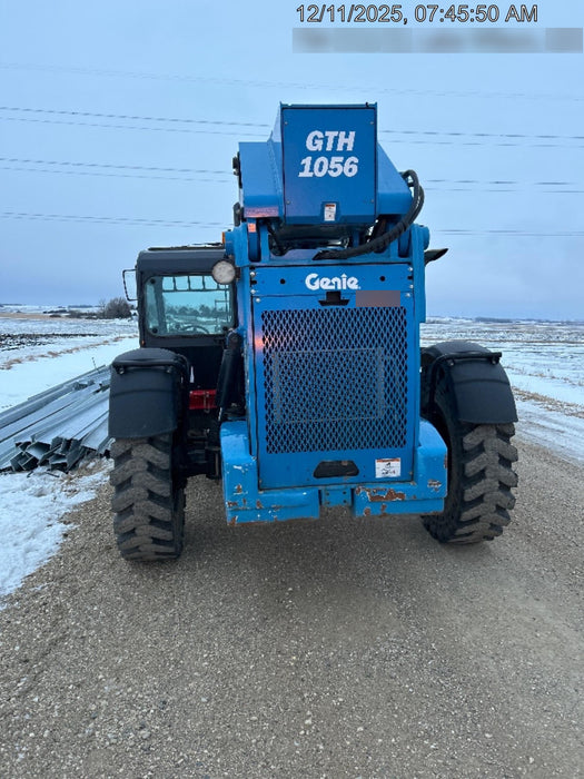 2019 Genie GTH-1056 Cab/Heat/AC, Solid RT Tires, LED Work Lights, Beacon 60" QA Carriage, 60" Forks