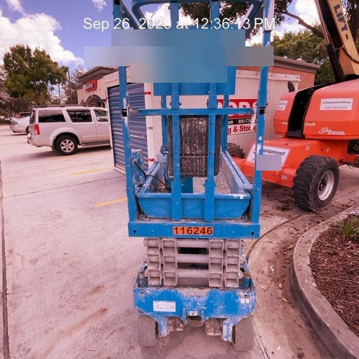 2020 Genie GS-1930 Solid Non Marking Tires, Beacon, Folding rails with half height swing gate