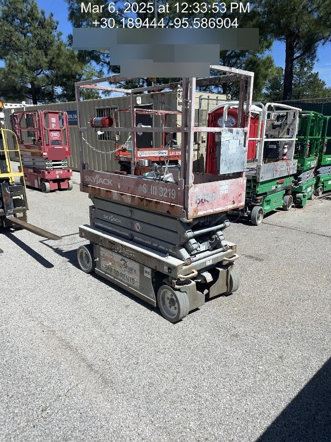 2017 Skyjack SJIII-3219 SJ3219, Trojan Battery Set, Extended Warranty 5yr/5k hr