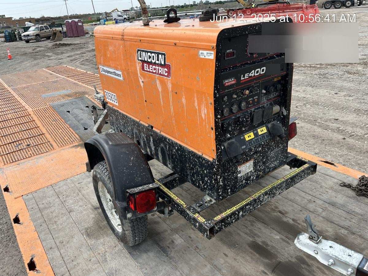 2023 Lincoln Electric LE400 Kubota V1505, Trlr, Cable Rack, Light Kit, ES Decals, T3
