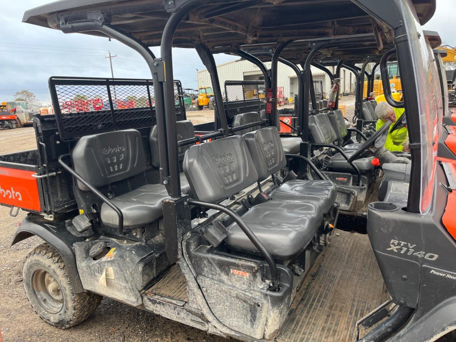 2023 Kubota RTV-X1140W-H 4WD, LED Strobe, Windshield Acrylic Clear, Plastic Canopy, Wire Harness Kit, Backup Alarm