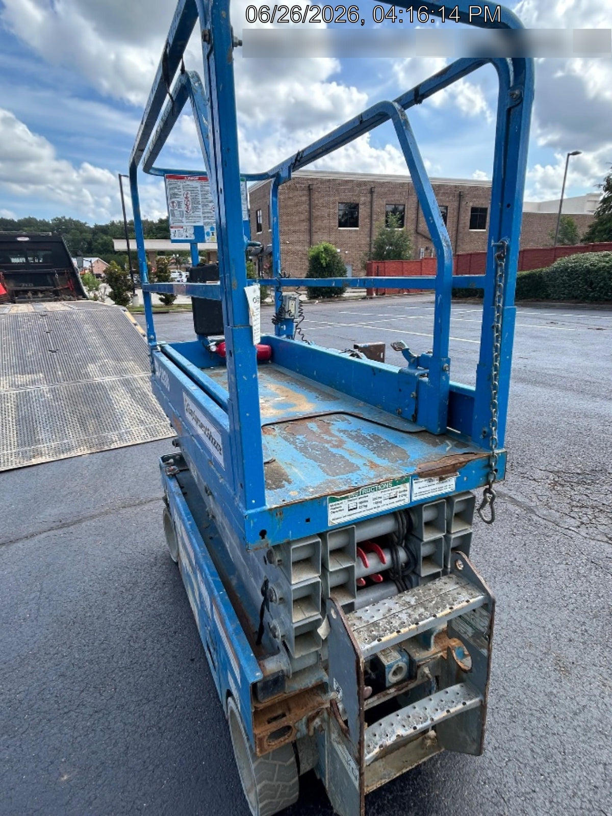 2019 Genie GS-1930 Fixed Rails with Chain Entry