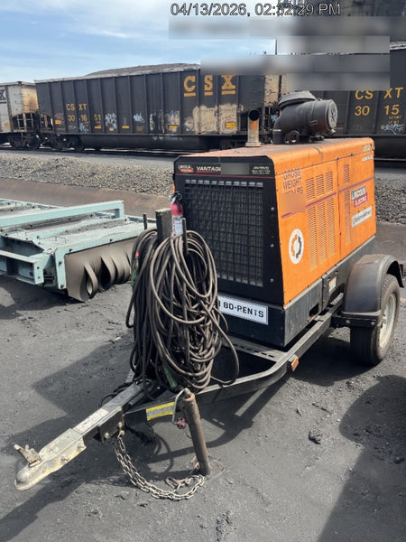 2021 Lincoln Electric Vantage 549X Ready Pak 3, ORANGE (includes trailer, cable rack, fender light kit)