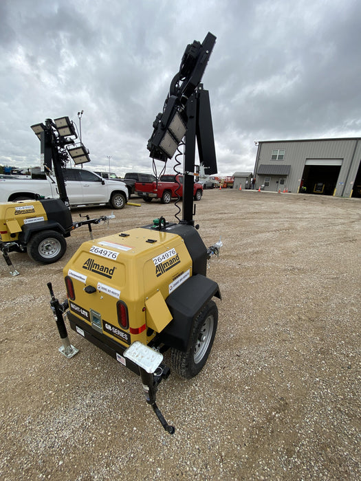 2022 Allmand NLV3GR (4) LED Light Fixture 350W, 23' Vertical Mast, 3kW Prime, Towable, ES Decals, T3