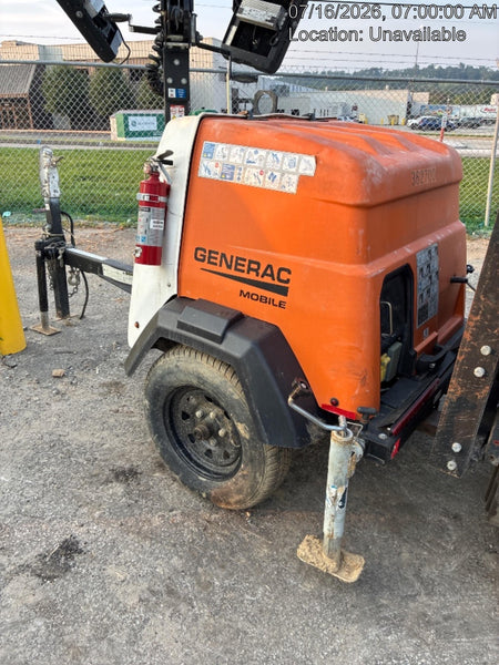 2023 Generac MLT2 Diesel, Flex Switch 120V Input, Powerzone Controller, 
(4) 320W LED Lights, 4kW Generator, 39.9 Gal Fuel Tank, 2" Ball, T3