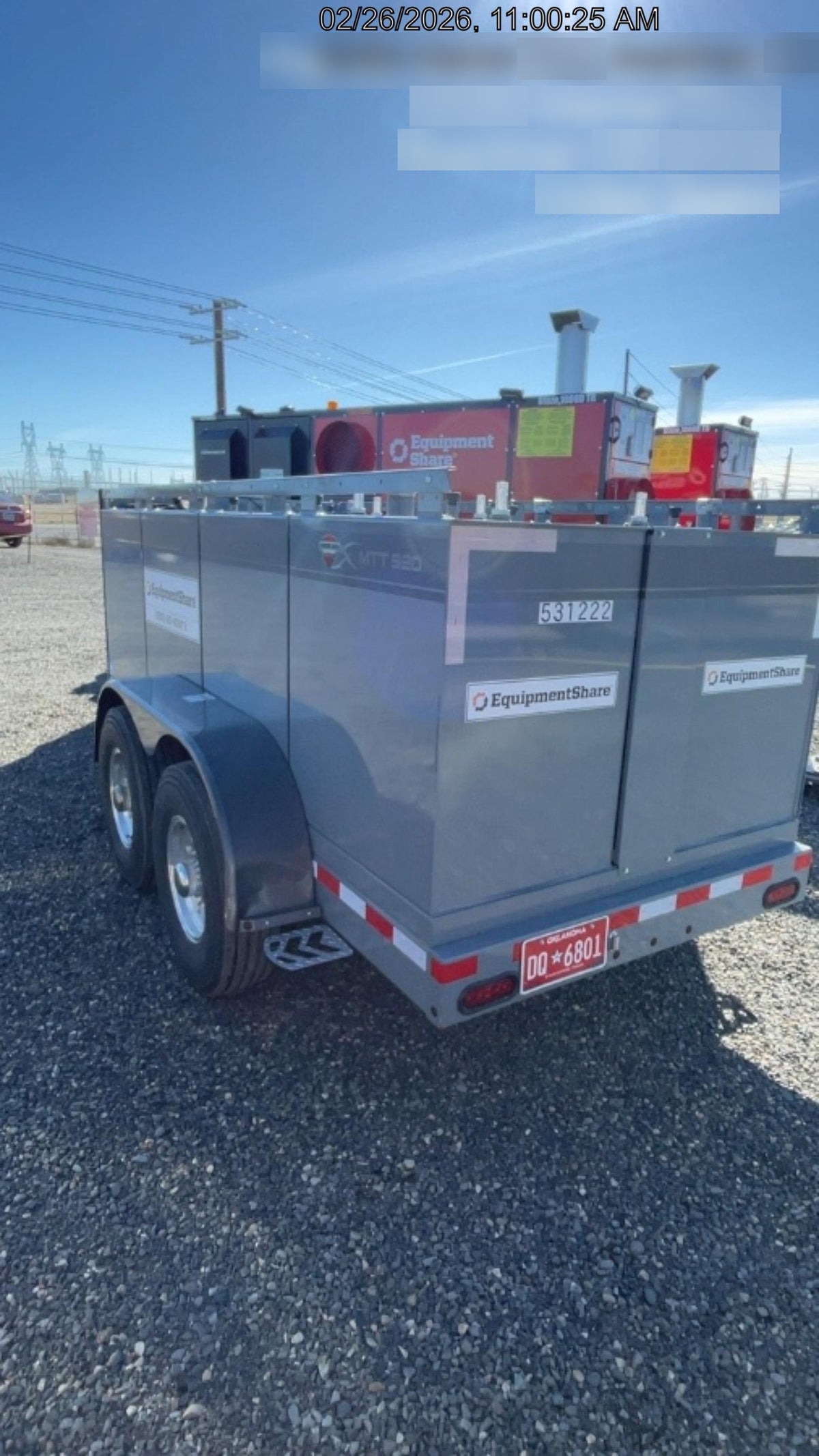 2025 THUNDER CREEK MTT920 - Hazmat not required