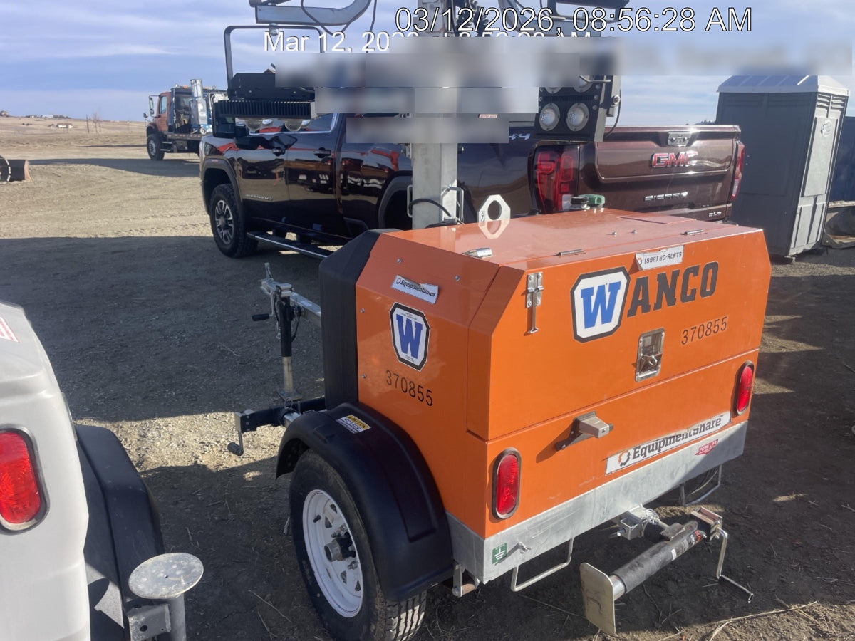 2023 Wanco WLTT-4MM4K Diesel, Deep Sea Controller, Shore Power Plug, Auto Start, (4) 350W LED Floodlights, 4kW Generator, 60 Gal Fuel Tank, 2" Ball, T3
