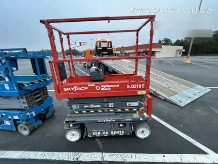 2024 Skyjack SJ3219 Electric Drive, Sld NM Tires, DBcns, RFRails, Power to Platform, T3 + Access Control