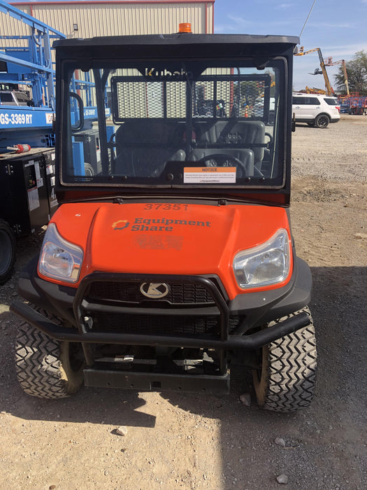 2019 Kubota RTV-X1140 4wd Utility Cart, LED Strobe, Windshield Tempered Glass, Plastic Canopy, Wire Harness Kit, Backup Alarm