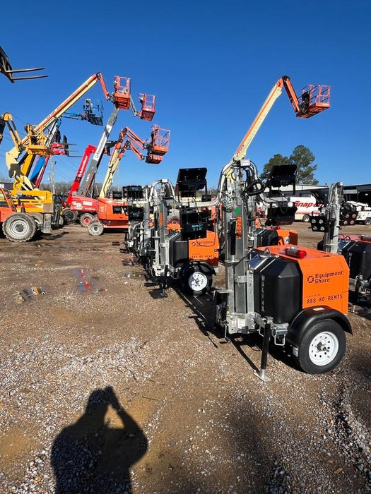 2025 Wanco WLTT-4MM4K Diesel, Mitsubishi L2E, 9.0HP @1800 rpm, Deep Sea Controller, Shore Power Plug, Auto Start, (4) 350W LED Floodlights, 4kW Generator, 60 Gal Fuel Tank, 2" Ball, T3