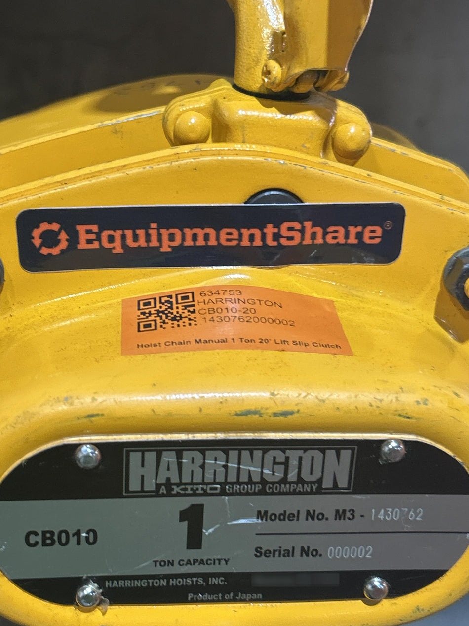2026 HARRINGTON CB010-20