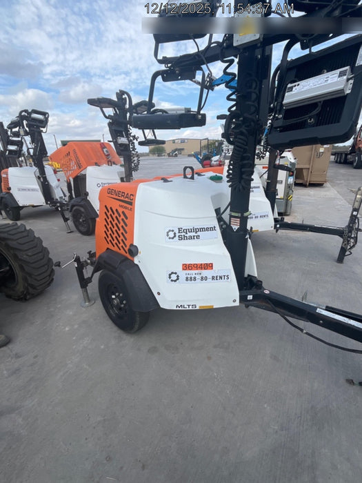 2023 Generac MLT2 Diesel, Flex Switch 120V Input, Powerzone Controller, 
(4) 320W LED Lights, 4kW Generator, 39.9 Gal Fuel Tank, 2" Ball, T3