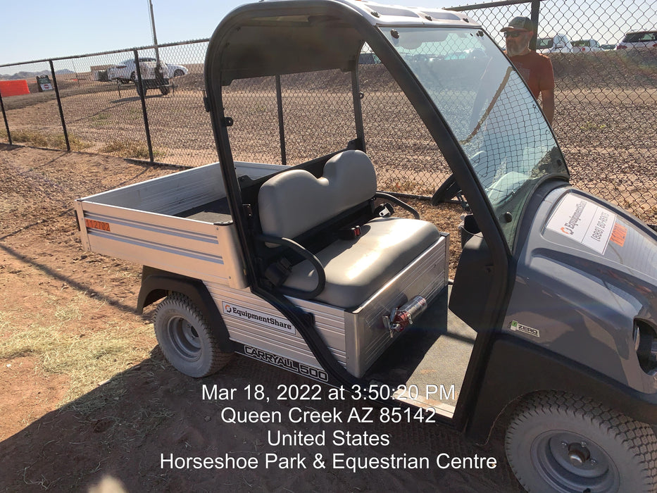 2020 Club Car CA500E Canopy, NM Tires, 48-volt Electric Drive System w/ 500 amp Motor Controller