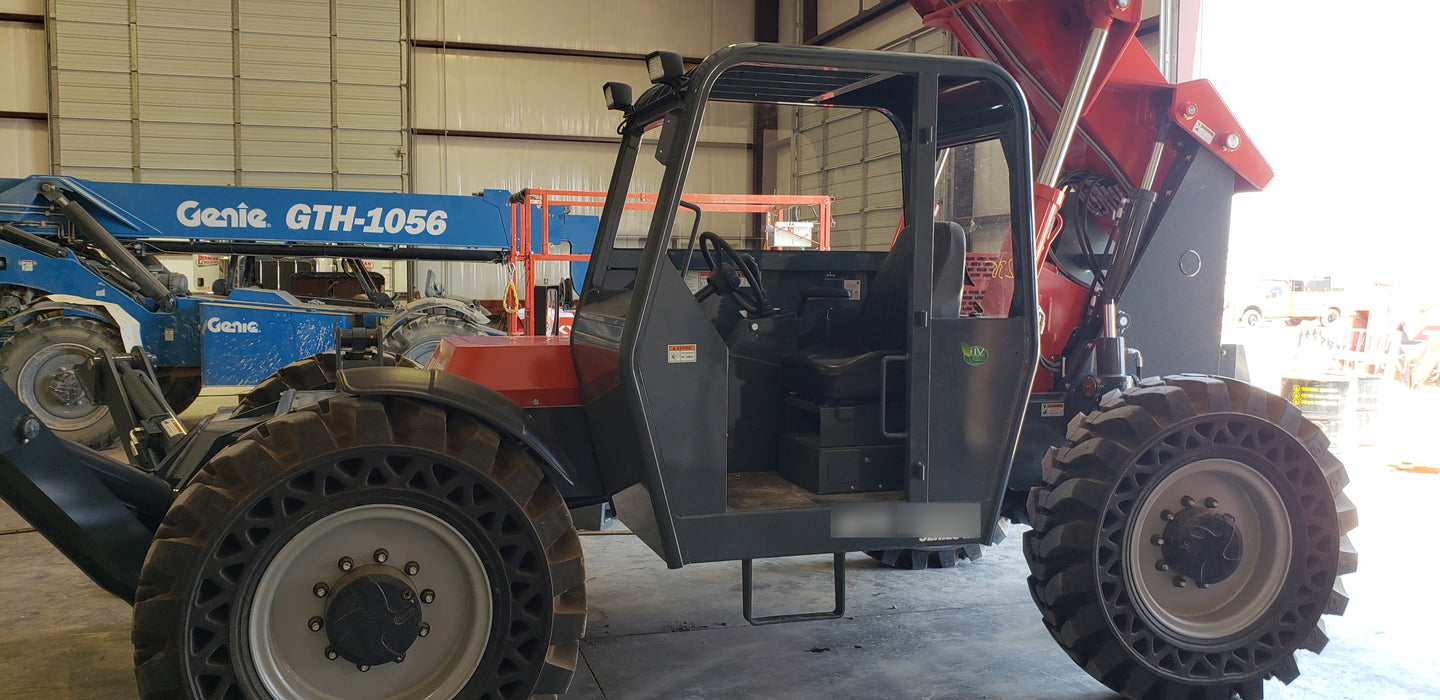 2018 Manitou 12042 Manitou MTA 12042 w/Open ROPS, Work Lights/Strobe, Aux Hyd, Solid Tires, Lift Hook, 66" Carriage, 72" Forks, Outriggers