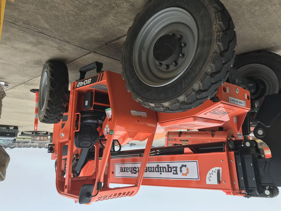 2020 Skytrak 8042 74 Hp, FF Tires, Work Lights, Beacon, Aux Hydraulics, Back up Alarm, Lifting Eye, ES Decals