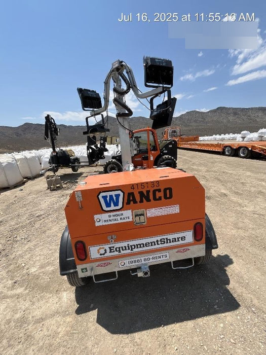 2024 Wanco WLTT-4MM4K Diesel, Deep Sea Controller, Shore Power Plug, Auto Start, (4) 350W LED Floodlights, 4kW Generator, 60 Gal Fuel Tank, 2" Ball, T3