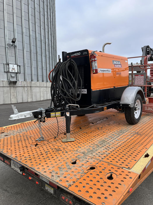 2023 Lincoln Electric LE400 Kubota V1505, Trlr, Cable Rack, Light Kit, ES Decals, T3
