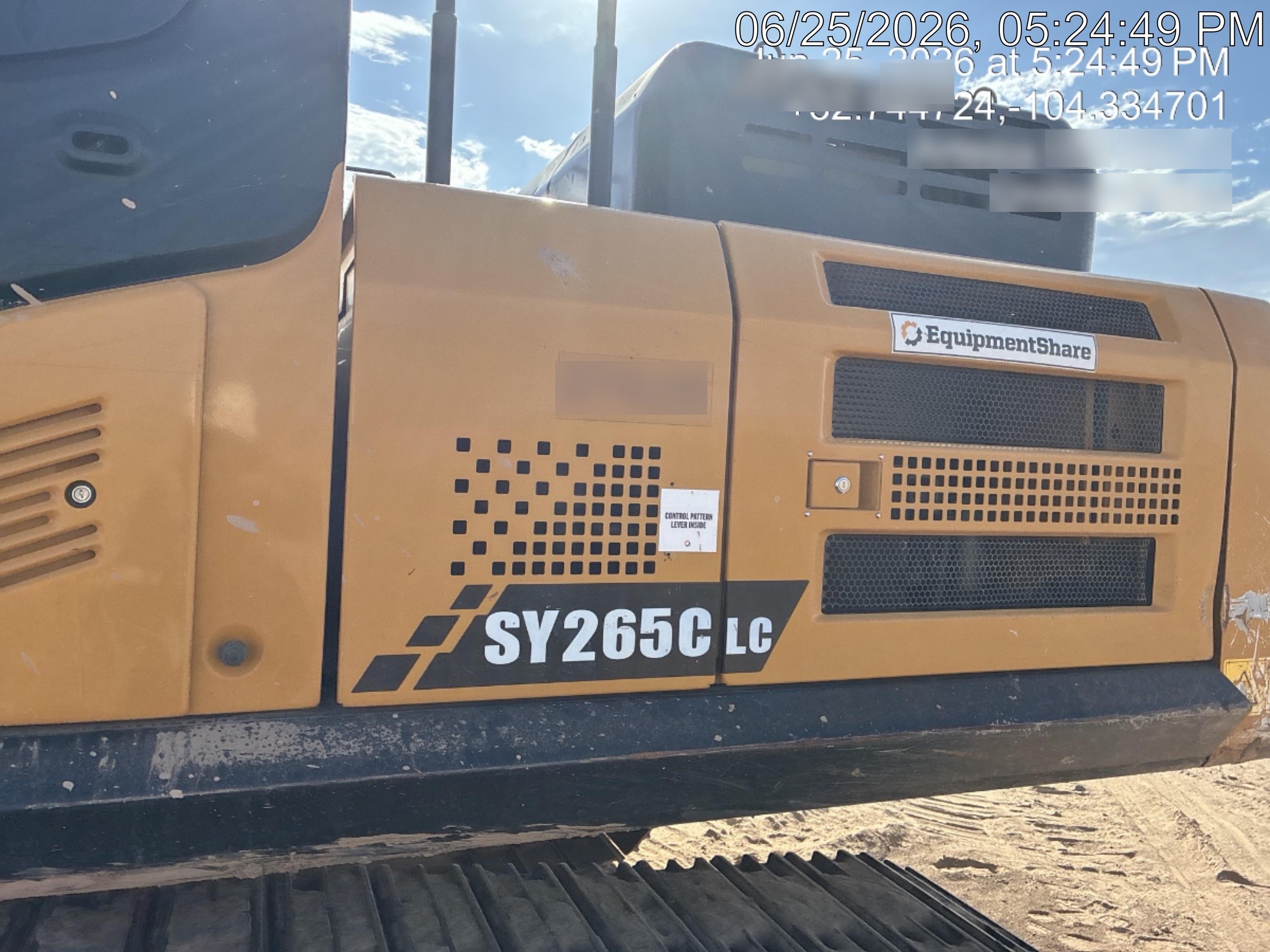 2019 SANY SY265C LC
