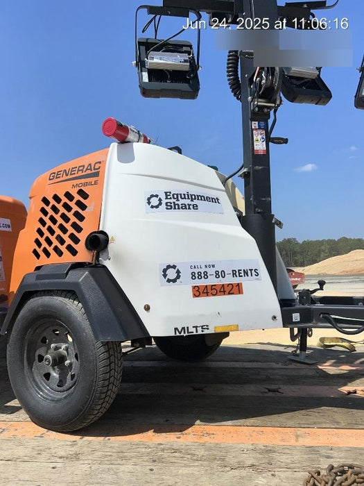 2023 Generac MLT2 Diesel, Flex Switch 120V Input, Powerzone Controller, (4) 320W LED Lights, 4kW Generator, 39.9 Gal Fuel Tank, 2" Ball, T3