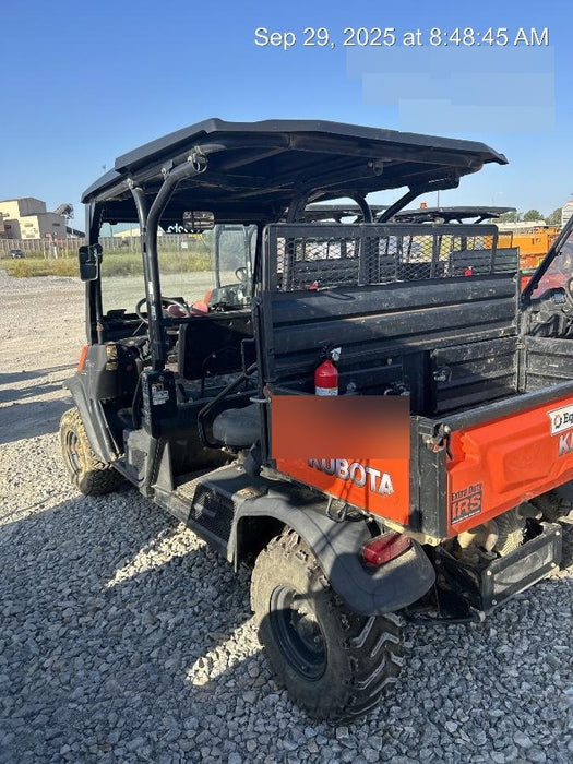 Kubota RTV-X1140W-H 4WD, LED Strobe, Windshield Acrylic Clear, Plastic Canopy, Wire Harness Kit, Backup Alarm