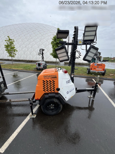 2023 Generac MLT2 Diesel, Flex Switch 120V Input, Powerzone Controller, (4) 320W LED Lights, 4kW Generator, 39.9 Gal Fuel Tank, 2" Ball, T3