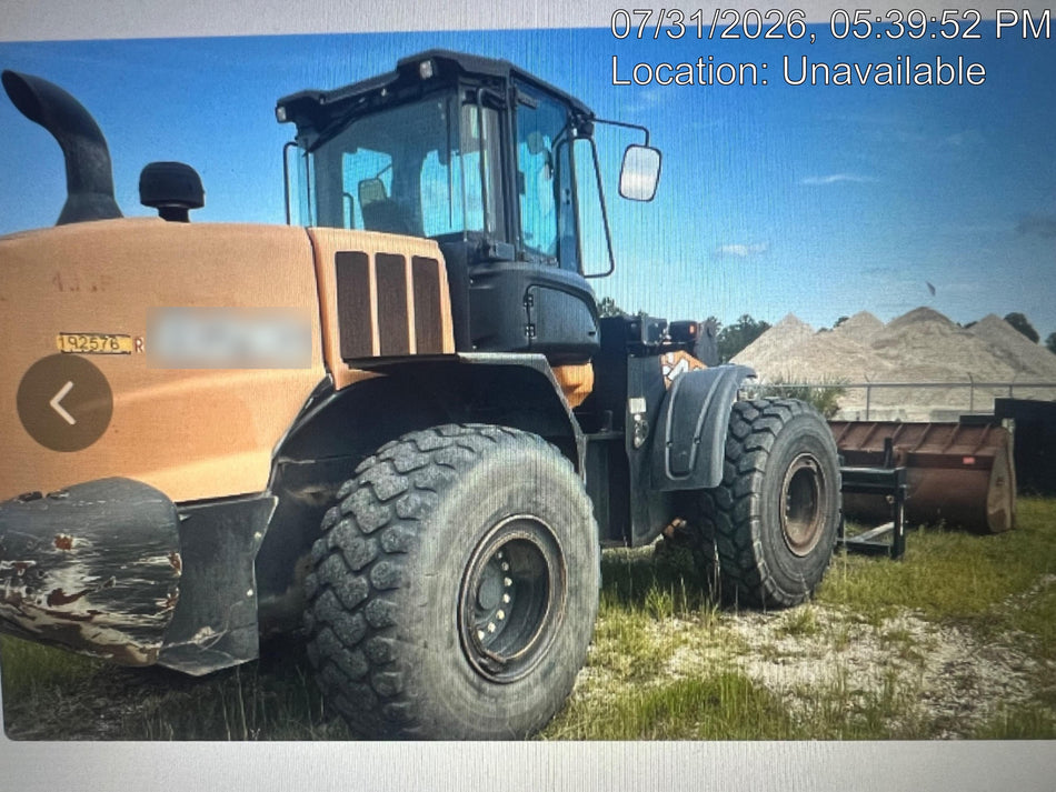 2018 Case 821G CLOSED CAB, 1 FUNCTION, JRB 418 STYLE HYD COUPLER