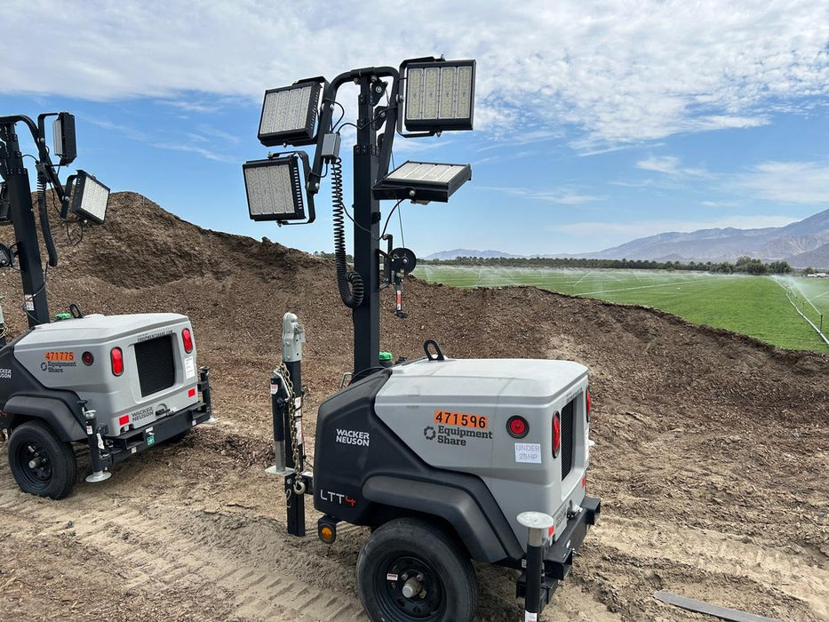 2024 Wacker Neuson LTT4 Diesel, Kohler KDW702, Deep Sea Controller, Auto Start, LED 320W, Bypass Outlet, T3