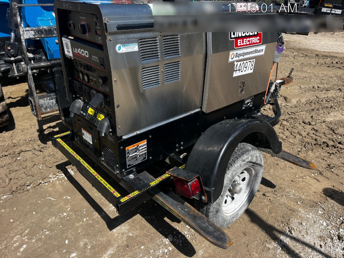 2024 Lincoln Electric LE400 Kubota V1505, Trlr, Cable Rack, Light Kit, ES Decals, T3