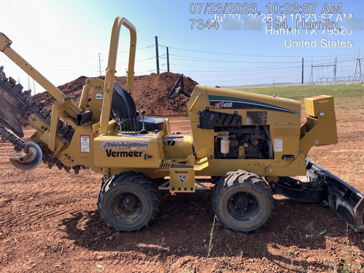 2019 VERMEER RTX450