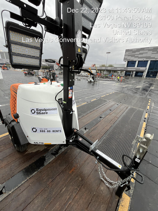 2023 Generac MLT2 Diesel, Flex Switch 120V Input, Powerzone Controller, 
(4) 320W LED Lights, 4kW Generator, 39.9 Gal Fuel Tank, 2" Ball, T3