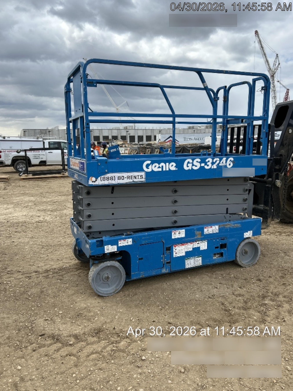 2018 Genie GS-3246 Genie GS-3246 w/Folding rails, Full height swing gate