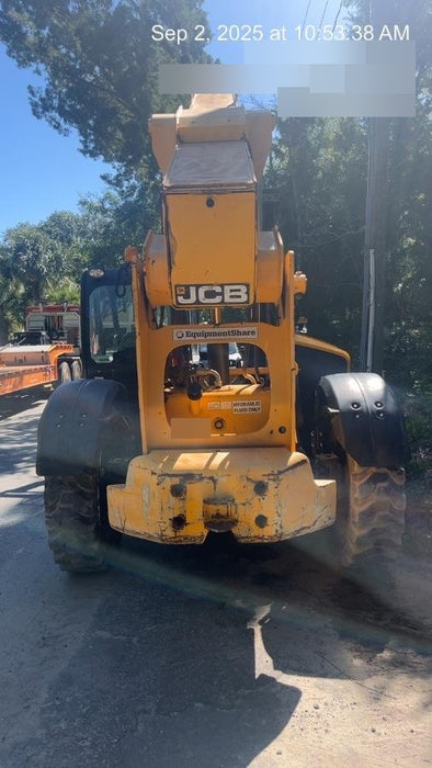 2019 JCB 510-56 Canopy, 74 HP, Solid Tires, STD Worklight, Beacon, Aux Hydraulics, Lifting Eye, Back up Alarm w/66" Carriage/60" Forks