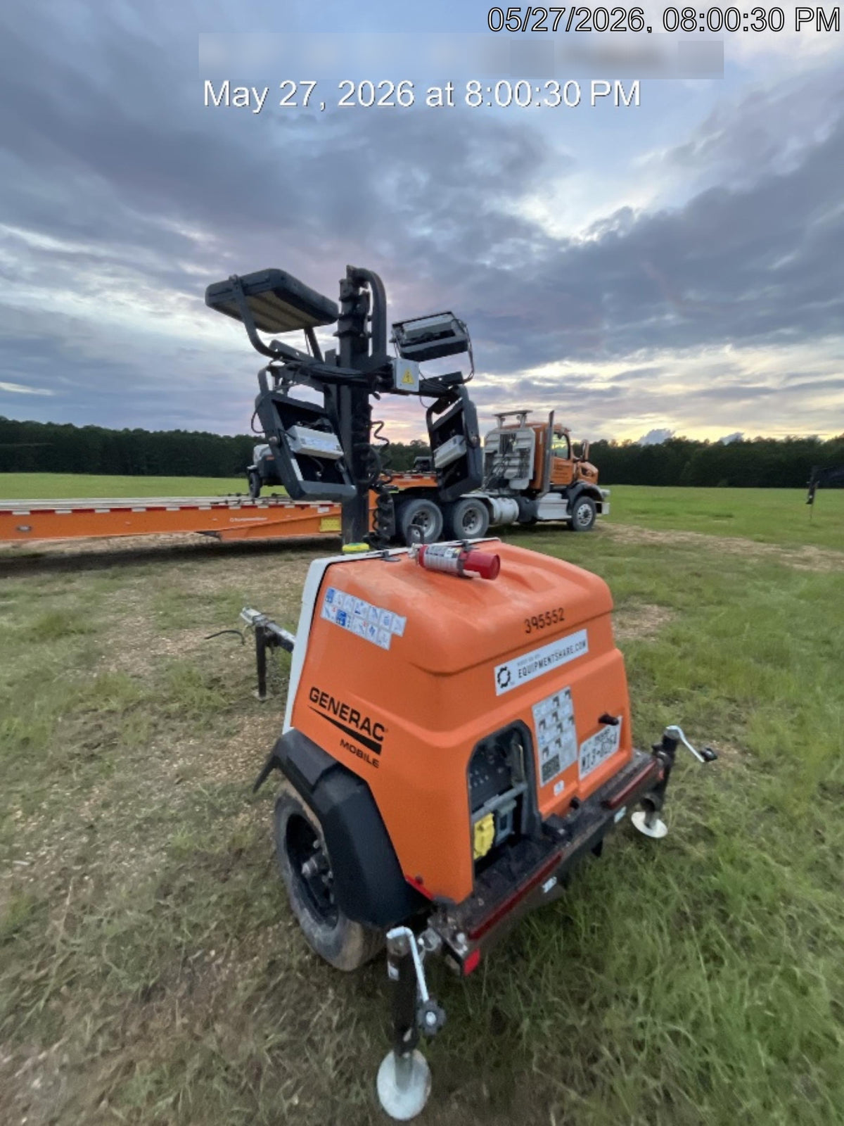 2024 Generac MLT2 Diesel, Flex Switch 120V Input, Powerzone Controller, 
(4) 320W LED Lights, 4kW Generator, 39.9 Gal Fuel Tank, 2" Ball, T3
