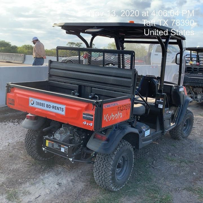 2020 Kubota RTV-X1140 4 Seat UTV, 4WD, Canopy, Standard Rental Spec