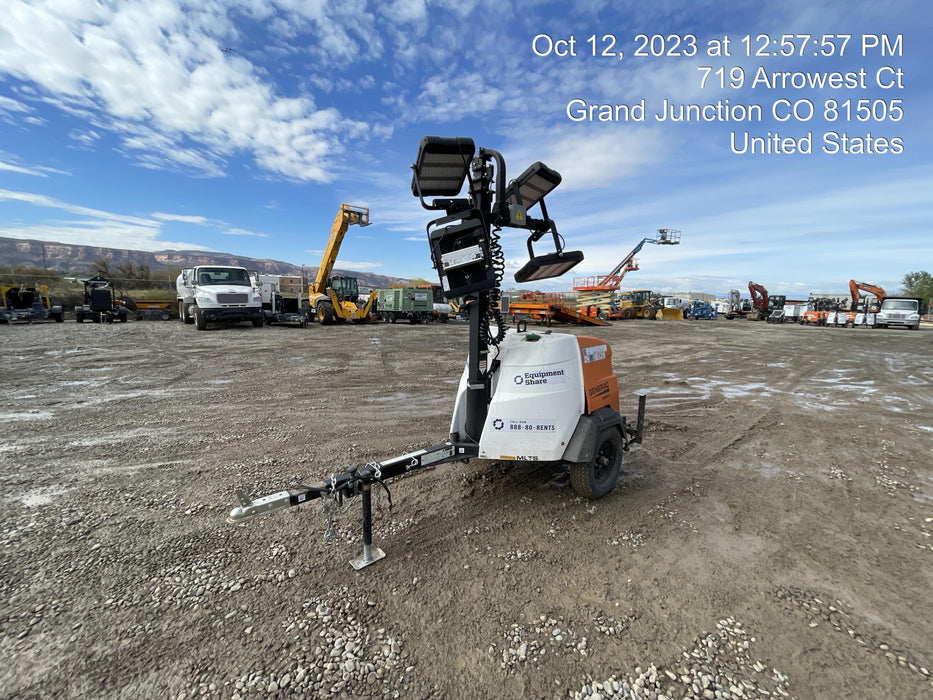 2023 Generac MLT2 Diesel, Flex Switch 120V Input, Powerzone Controller, (4) 320W LED Lights, 4kW Generator, 39.9 Gal Fuel Tank, 2" Ball, T3